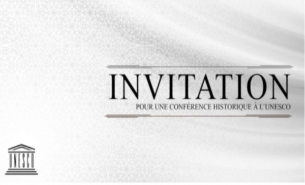 INVITATION – CONFERENCE HISTORIQUE A L’UNESCO